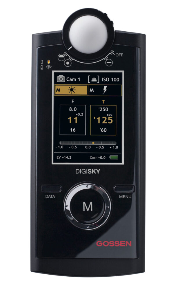 Portfolio page: Gossen Digisky light meter,Front view